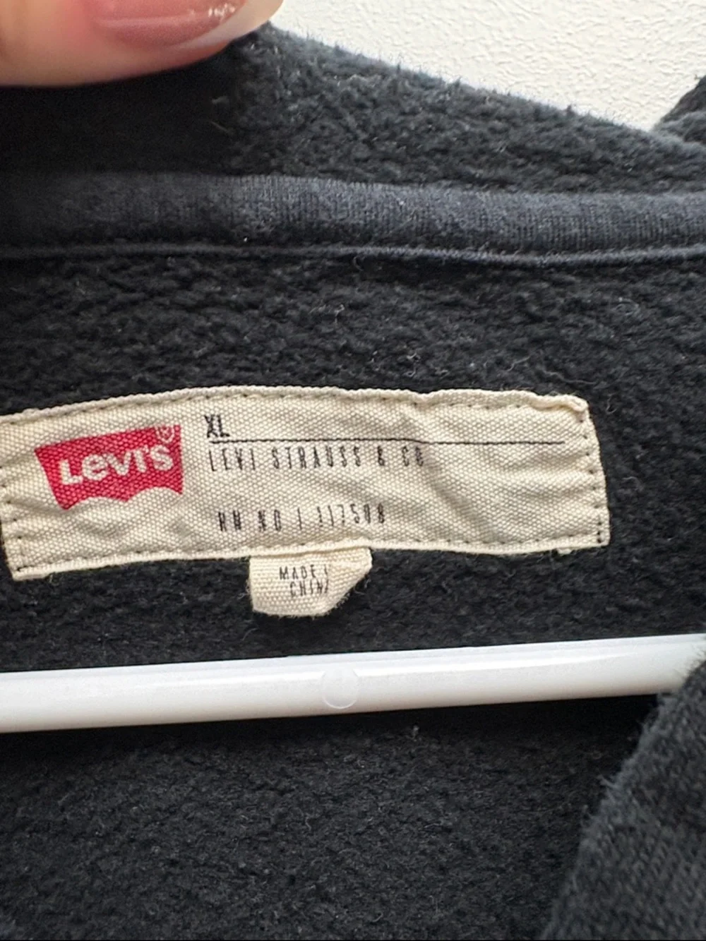 Levi's Hoodie Graphic Pullover Hooded Sweatshirt Size XL